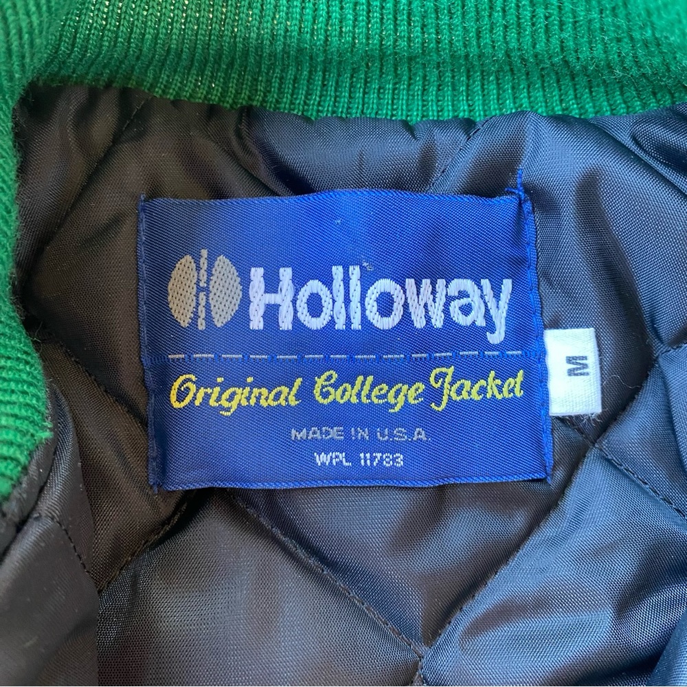 SOLD Vintage 90s Wool Letterman Varsity Bomber Jacket ‘B’ - Picture 5 of 7